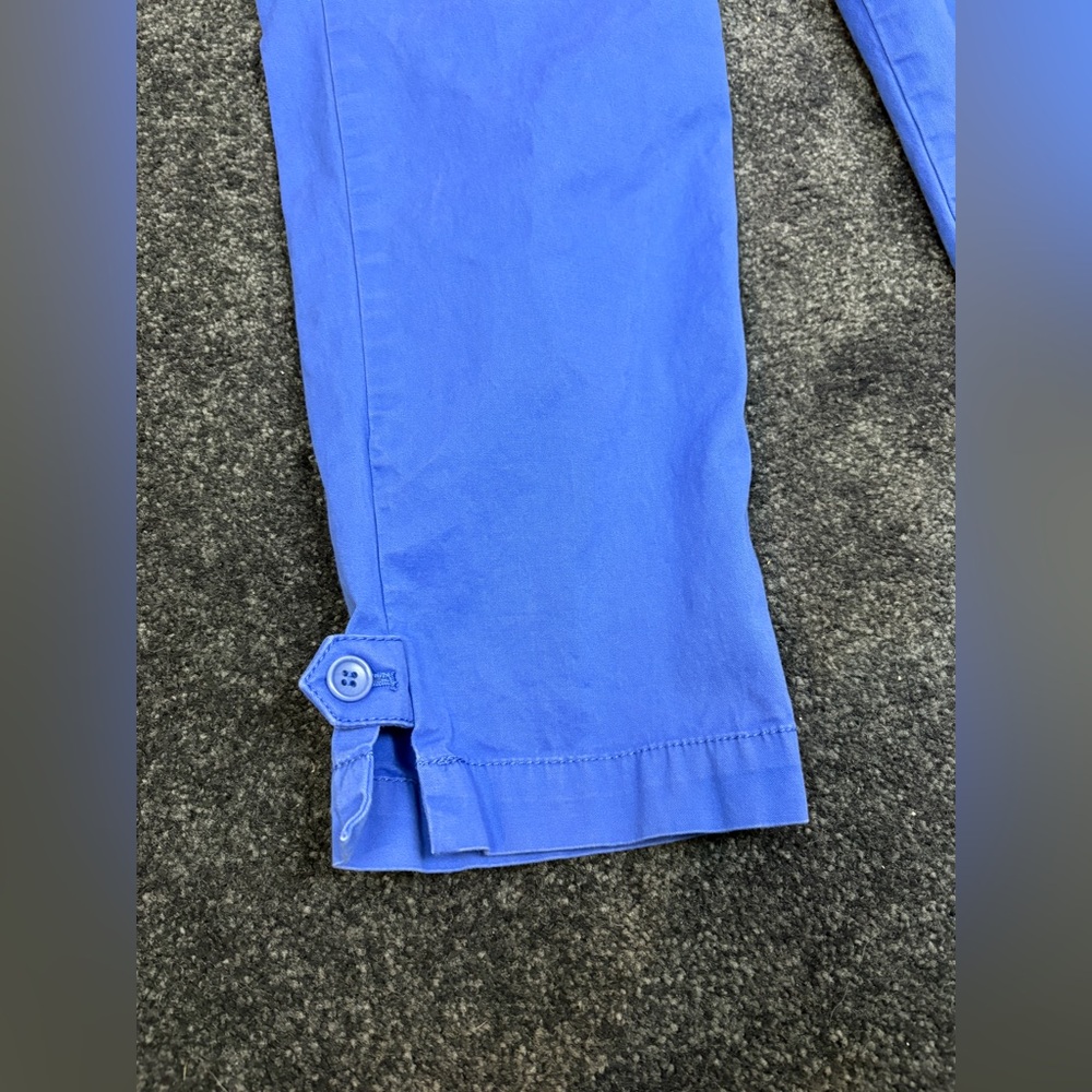 Talbots The Perfect Crop pant size 6 in periwinkle - Picture 2 of 9